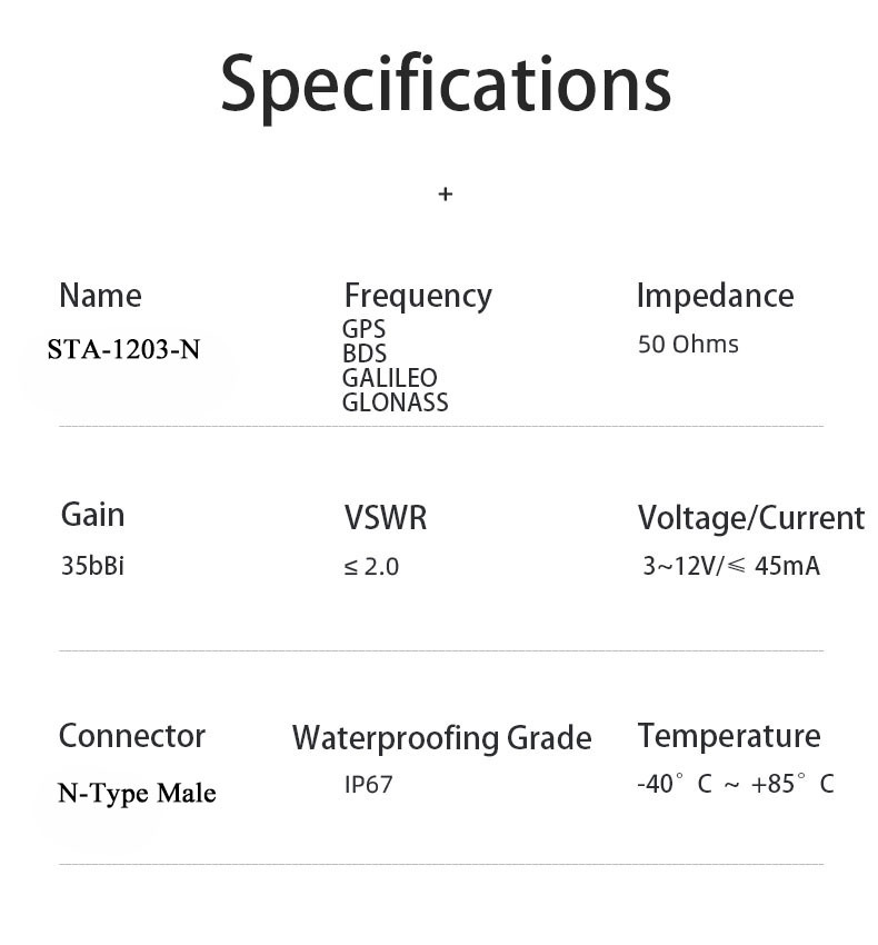Small-Sized High-Precision TNC N Connector Full-Band IoT Device Antenna