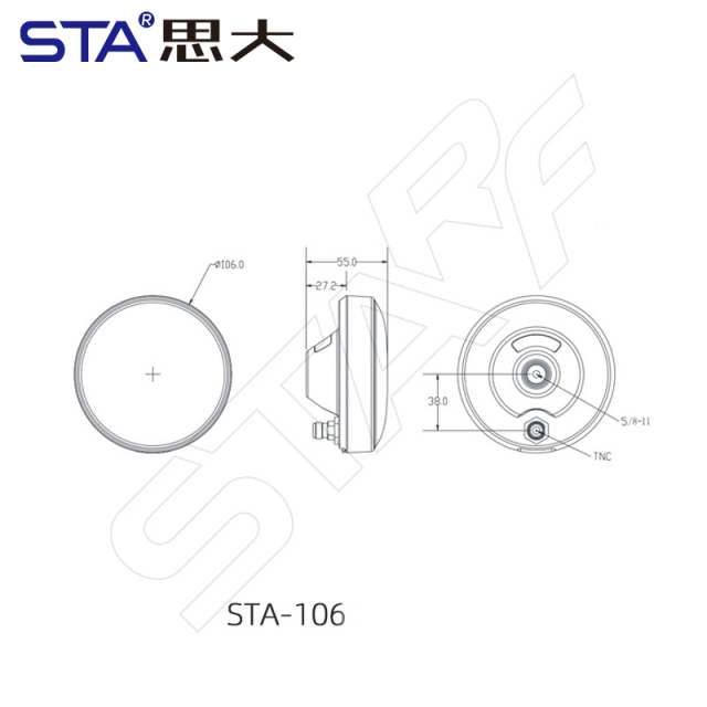 GPS Glonass Galileo Beidou Full-Frequency High-Precision Survey Station Antenna