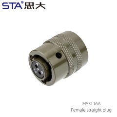 MS3116A-8-2S Straight Plug