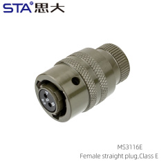 MS3116E-8-4S Straight Plug