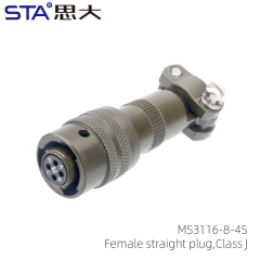 MS3116J-8-4S Straight Plug
