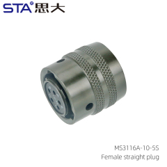 MS3116A-10-5S Straight Plug