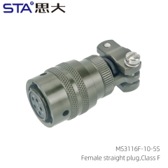 MS3116F-10-5S Straight Plug