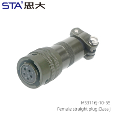 MS3116J-10-5S Straight Plug