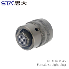 MS3116A-8-4S Straight Plug