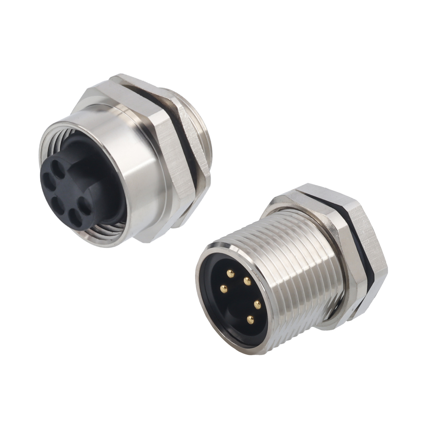 7/8 Socket Connector | IP67 Solder & PCB Type