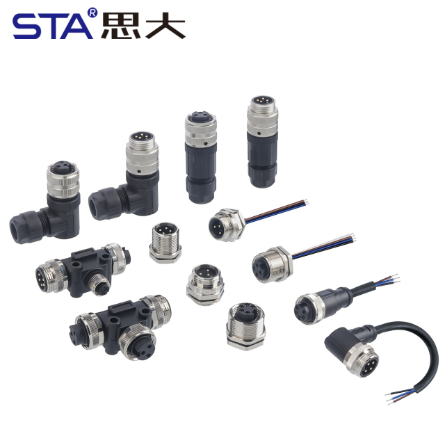 7/8" Connector: Front & Rear Mount Panel Socket with 30cm Cable