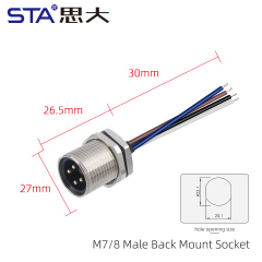 7/8 Male Back Mount Socket(7/8"-16UNF)