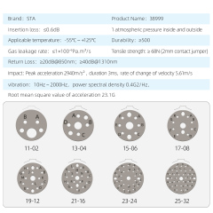 MIL-DTL-38999 J599A8: ARINC 801 High-Precision Fiber Optic Connector