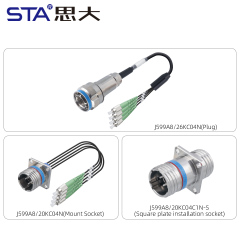 MIL-DTL-38999 J599A8: ARINC 801 High-Precision Fiber Optic Connector