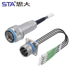 MIL-DTL-38999 J599A8: ARINC 801 High-Precision Fiber Optic Connector