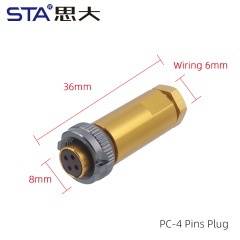 PC- 4 Pin Plug