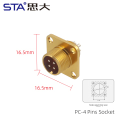 PC- 4 Pin Socket