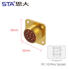 PC- 10 Pin Socket