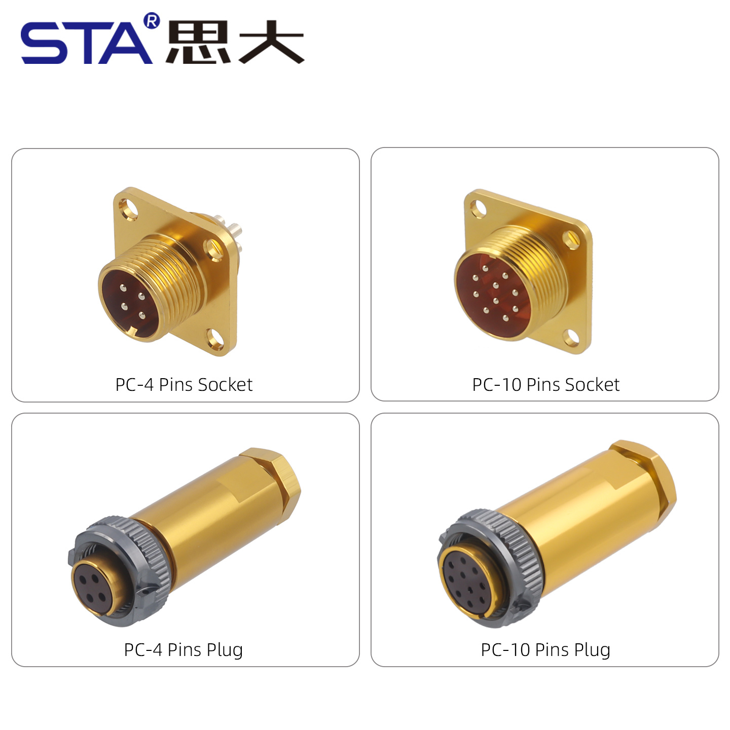 PC Russia Circular Connector: High-Temp Bakelite Aviation Plug