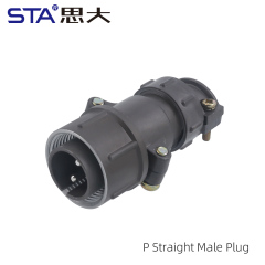 Straight Male Plug