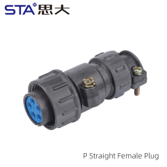 Straight Female Plug