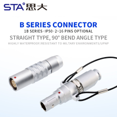 Push-Pull Connector: Premium 1B Series Self-Locking Plug