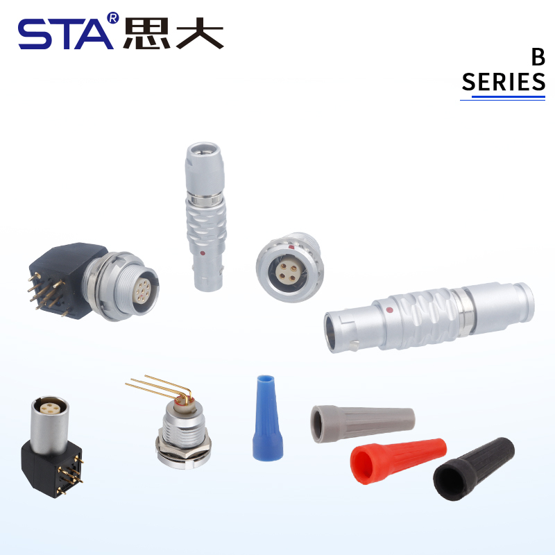 Push-Pull Connector: Premium 1B Series Self-Locking Plug