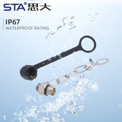 M8 Metal/Plastic Dust Cover Inner/Outer Screw, Highly Waterproof & Fire-Retardant