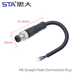 Straight Male Plug