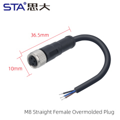 Straight Female Plug