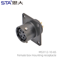 MS3112 Connector: MIL-DTL-26482 Bayonet Circular Socket