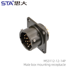 MS3112 Connector: MIL-DTL-26482 Bayonet Circular Socket