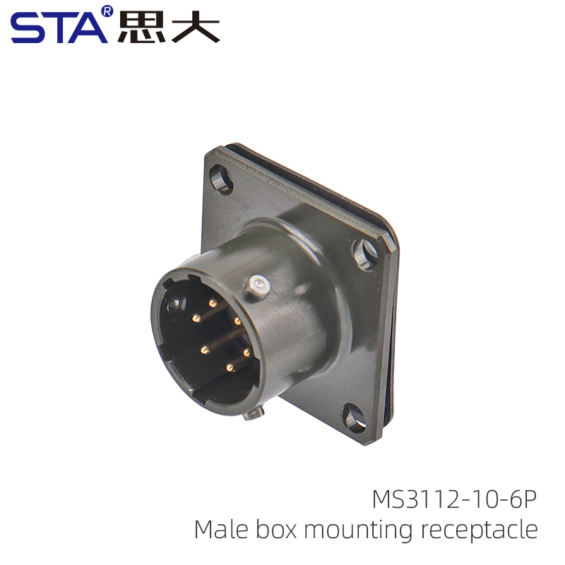 MS3112 Connector: MIL-DTL-26482 Bayonet Circular Socket