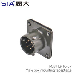 MS3112 Connector: MIL-DTL-26482 Bayonet Circular Socket