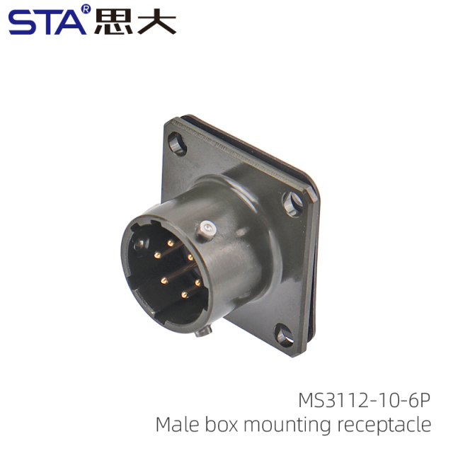 MS3112 Connector: MIL-DTL-26482 Bayonet Circular Socket