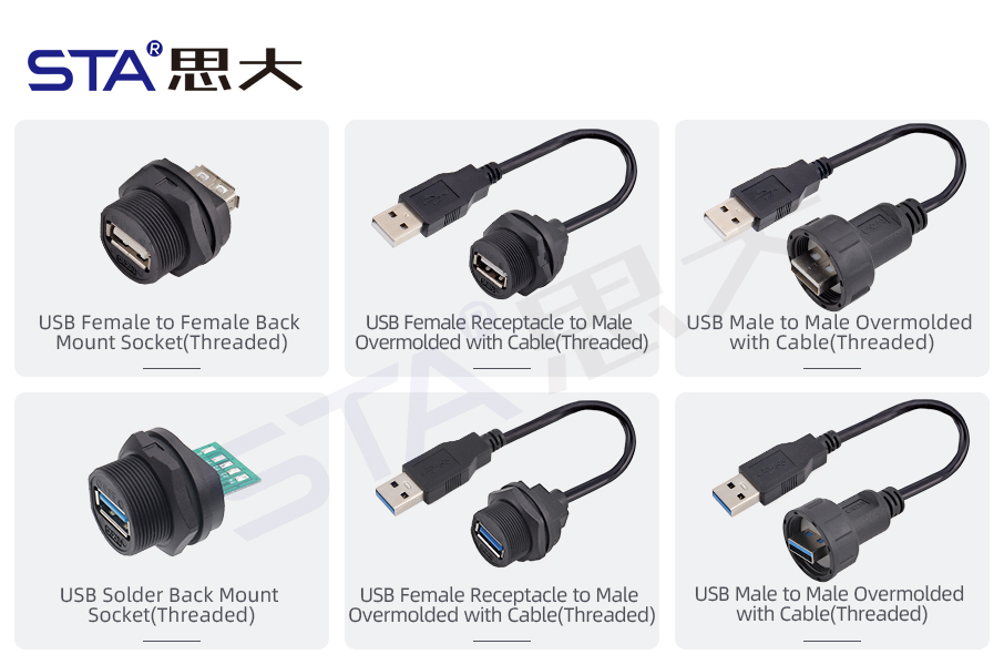 Waterproof USB Connector