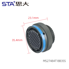 Circular MIL Spec Connector 66P SZ 18 PLUG CBL MNT SKT