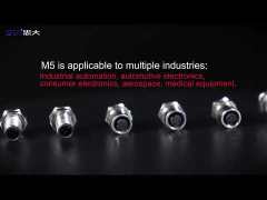 M5 Front Mount Male Socket
