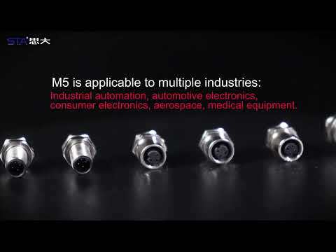 M5 Front Mount Male Socket