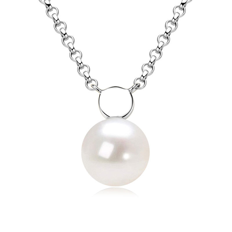 8 mm Freshwater Pearl Pendant Necklace
