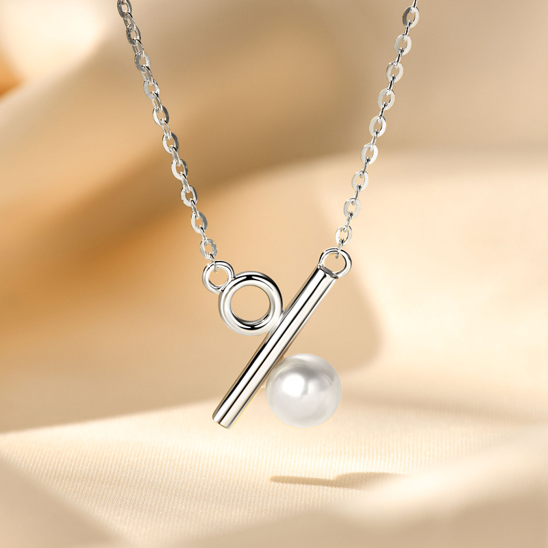 Newest Vintage Style S925 Sterling Silver Freshwater Pearl Necklace