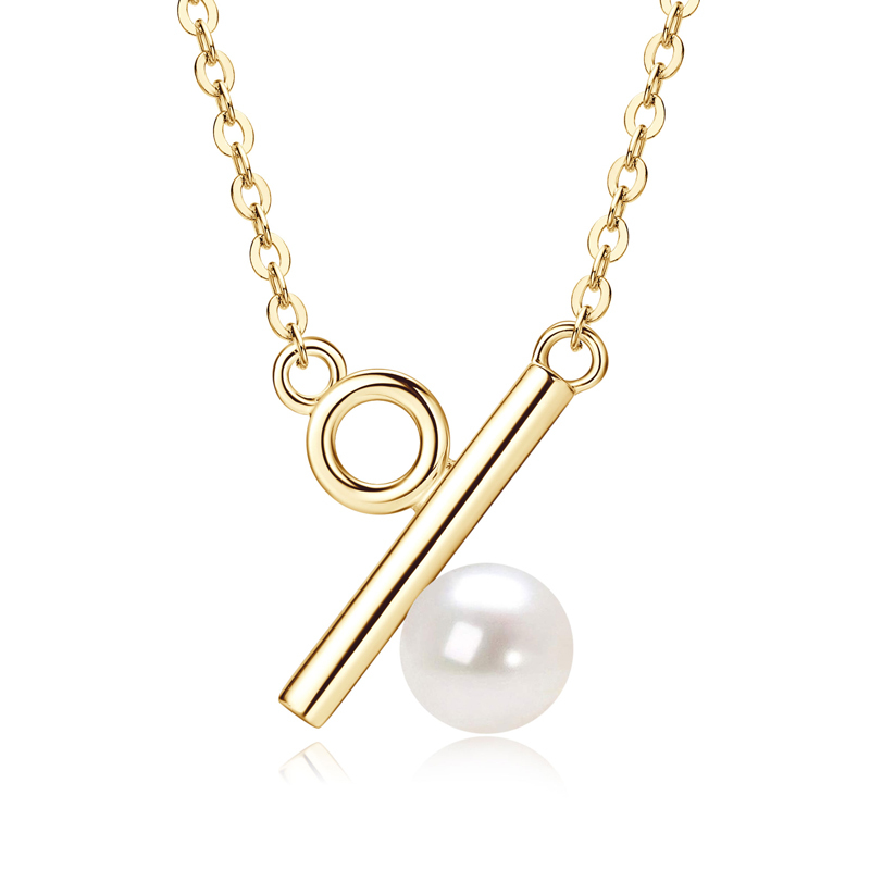 Newest Vintage Style S925 Sterling Silver Freshwater Pearl Necklace