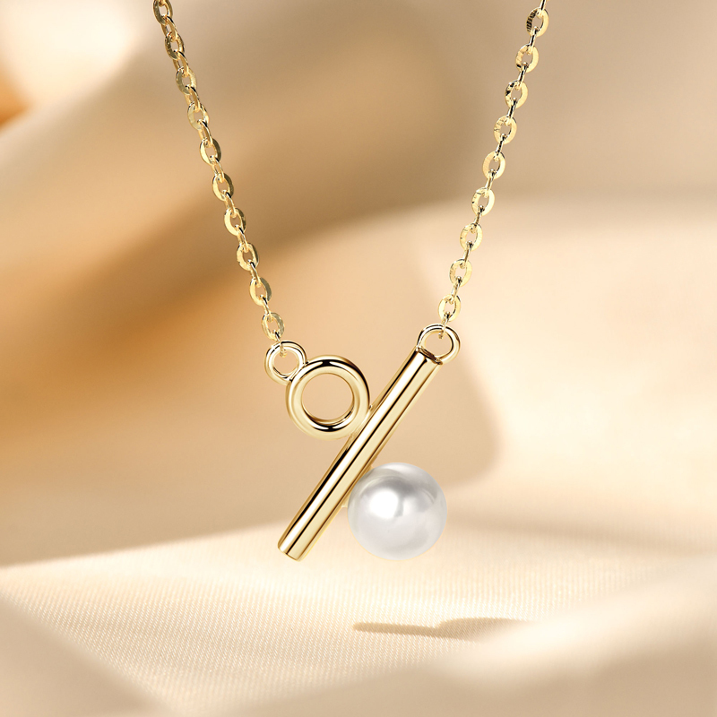 Newest Vintage Style S925 Sterling Silver Freshwater Pearl Necklace