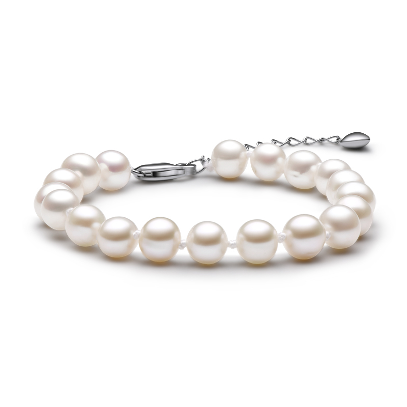 Adjustable Length 6-7 mm Freshwater Beaded Pearl Bracelet