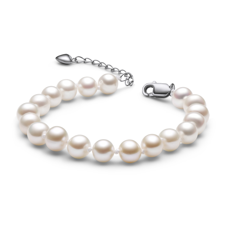 Adjustable Length 6-7 mm Freshwater Beaded Pearl Bracelet