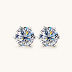 6.5mm/1ct Moissanite