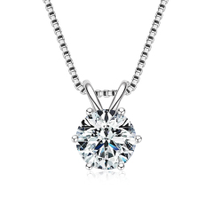 6.5mm/1ct Moissanite