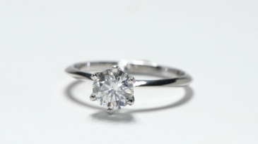 The "Eternal Sparkle" 6-Prong Moissanite Solitaire