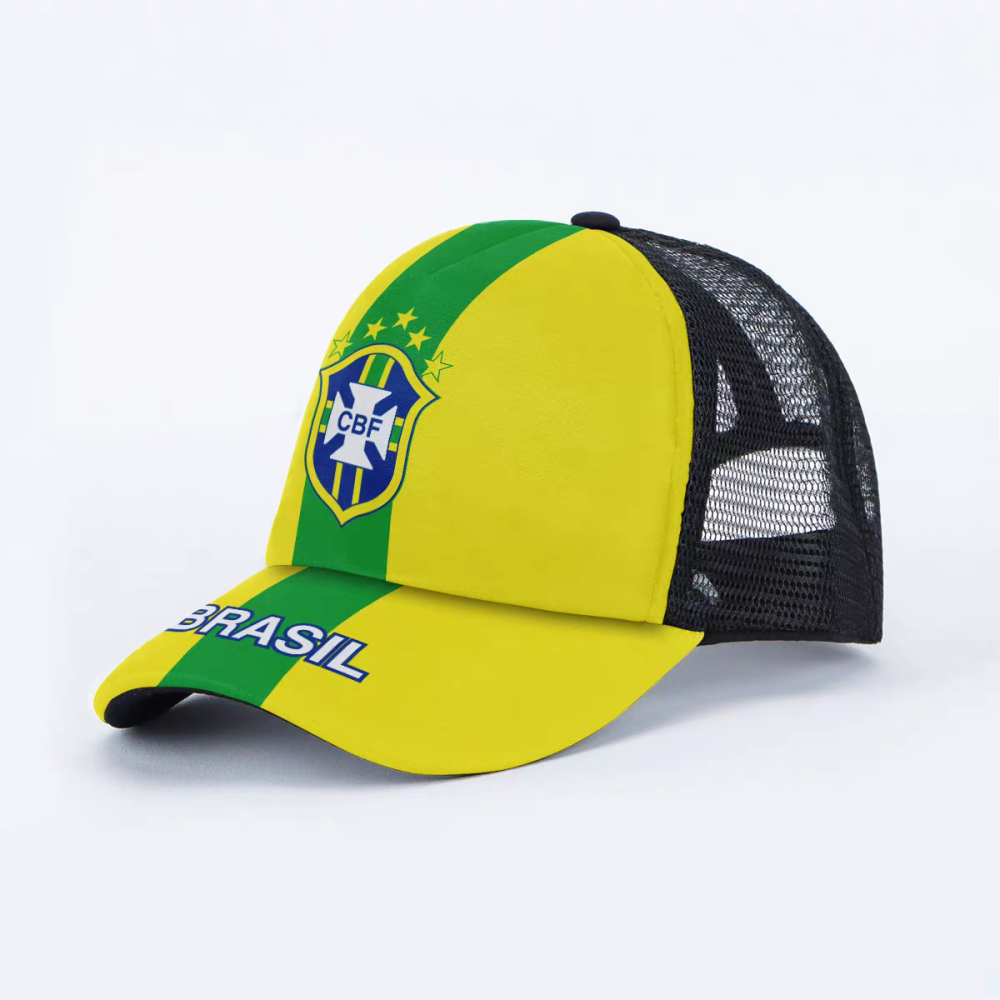 National Team Style Football Mesh Cap – Breathable Fan Baseball Hat