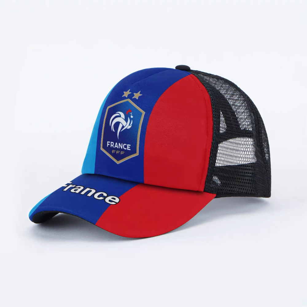 National Team Style Football Mesh Cap – Breathable Fan Baseball Hat