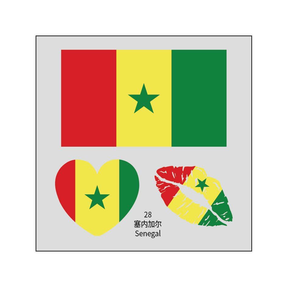 2026 Football Fan Temporary Tattoos – Soccer Face & Body Water Transfer Stickers