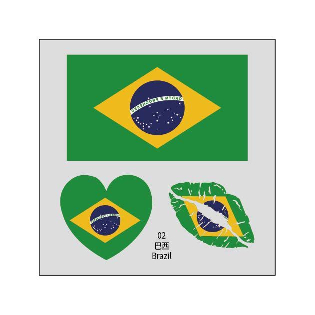2026 Football Fan Temporary Tattoos – Soccer Face & Body Water Transfer Stickers