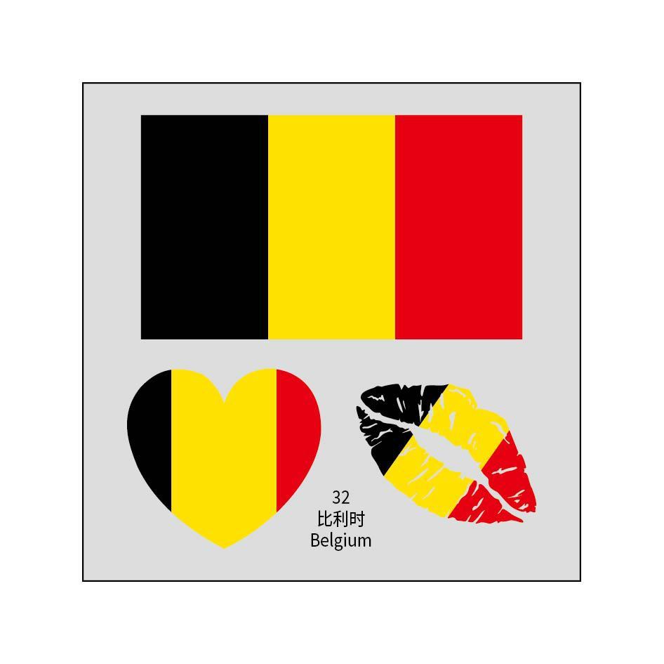 2026 Football Fan Temporary Tattoos – Soccer Face & Body Water Transfer Stickers