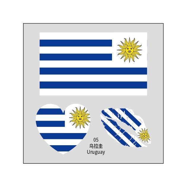2026 Football Fan Temporary Tattoos – Soccer Face & Body Water Transfer Stickers